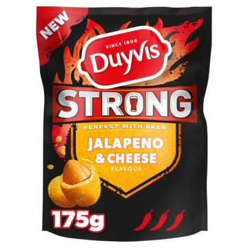 Duyvis Strong Jalapeno & Cheese Nootjes 175gr