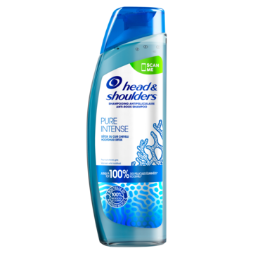 Head & Shoulders Pure Intense Hoofdhuid Detox Anti-roos shampoo -  Met Zeemineralen - 250ml