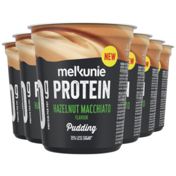 Melkunie Protein Hazelnut Macchiato Pudding 6 x 200g