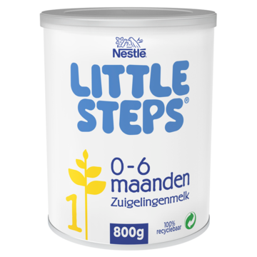 Nestlé LITTLE STEPS® 1 zuigelingenmelk standaard flesvoeding 0+ 800g