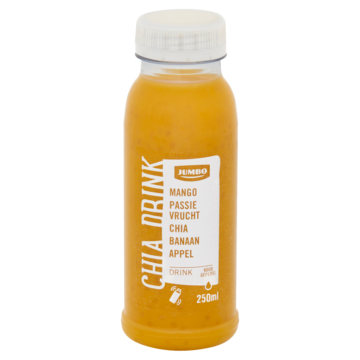 Jumbo Chia Drink Mango Passievrucht Chia Banaan Appel 250ml