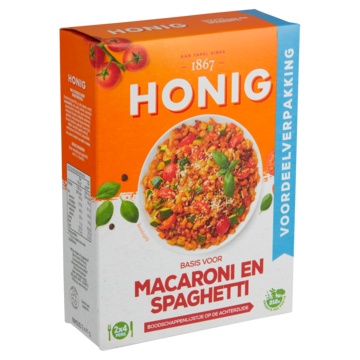 Honig Mix voor Macaroni en Spaghetti Dubbelpak 2 x 41g
