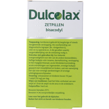 Dulcolax Zetpillen (laxeermiddel) 10 mg, 6 stuks