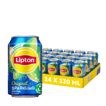 Lipton Original Ice Tea Sparkling met Thee-Extract 24 x 330ml