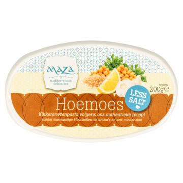 Maza Hoemoes Less Salt 200g
