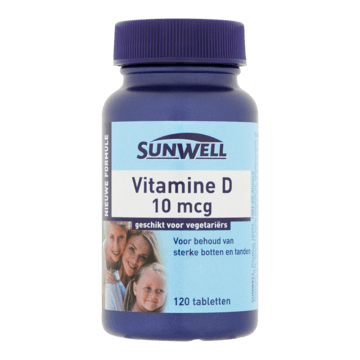 Sunwell Vitamine D 10 Tabletten 120 Stuks bestellen? - Drogisterij —