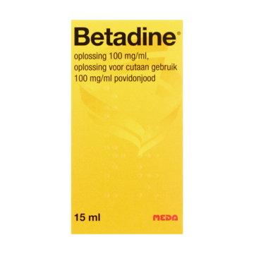 Betadine Oplossing 100 mg/ml 15ml