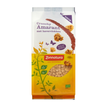 Zonnatura Crunchy Amarant met Havervlokken 400g