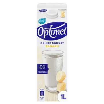 Optimel Drinkyoghurt banaan 0% vet 1 x 1L