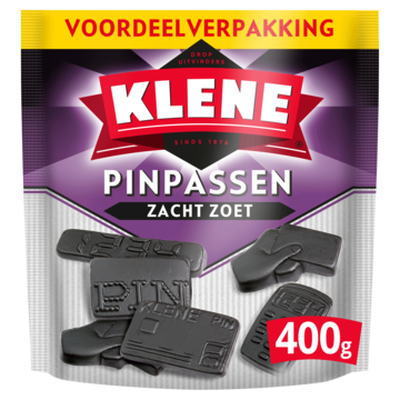 Klene Pinpassen XL Zoete Drop Zak 400 gram