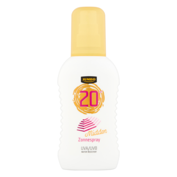 Jumbo Zonnespray Midden Spf 20 200 Ml Bij huismerk kopen in de aanbieding Jumbo Zonnespray Midden Spf 20 200 Ml Bij huismerk kopen in de aanbieding