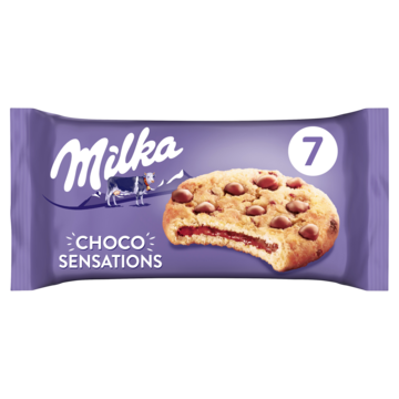 Milka Sensations chocolade koekjes Chocovulling 182g