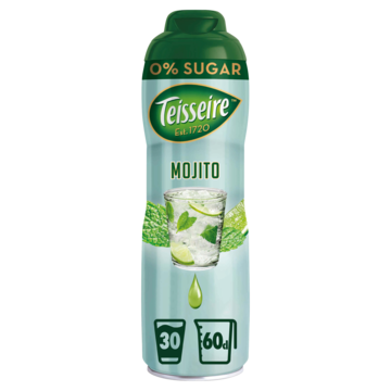 Teisseire Mojito 0% Suiker Vruchtensiroop 60cl