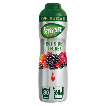 Teisseire Bosvruchten 0% Suiker Vruchtensiroop 60cl