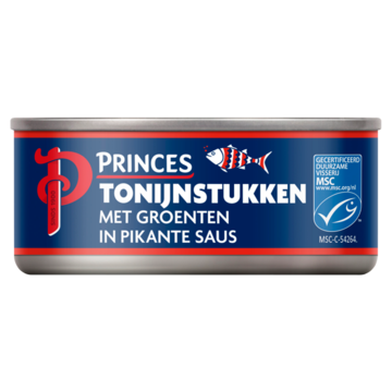 Princes Tonijn met Groenten in Pikante Saus 160g MSC