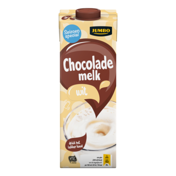 Jumbo Chocolademelk Wit 1 L Bij huismerk kopen in de aanbieding