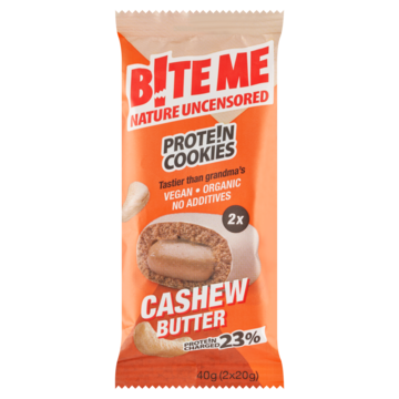 Bite Me Protein Cookies Cashew Butter 2 x 20g