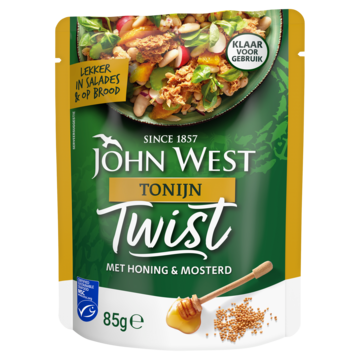 John West Tonijn Twist met Honing Mosterd MSC 85g