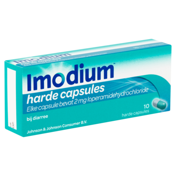 Imodium Harde capsules bij diarree 2 mg, 10 stuks