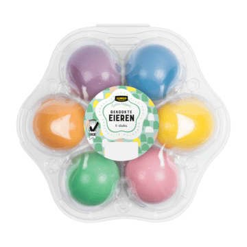 schuld voorspelling Typisch Jumbo Lente Topper Gekookte Gekleurde Eieren 6 Stuks 348g bestellen? -  Zuivel, eieren, boter — Jumbo Supermarkten