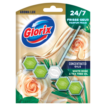 Glorix Aroma Lux Wc Blok White Rose & Tea Tree Oil 1 x 55g