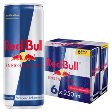 Red Bull Energy Drink, 6-pack 250ml