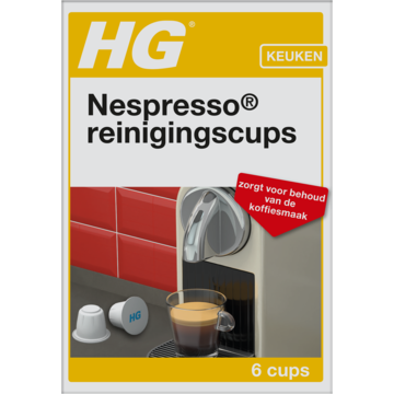 HG Apparaten Reinigingscups voor Nespresso Machines 6 x 3g