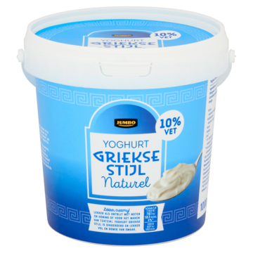 Jumbo Yoghurt Griekse Stijl  Naturel 10% Vet 1kg