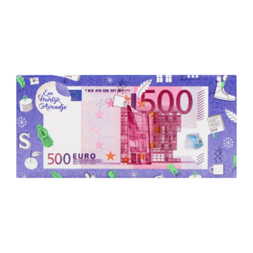Jumbo Chocolade 500 Eurobiljet 100g