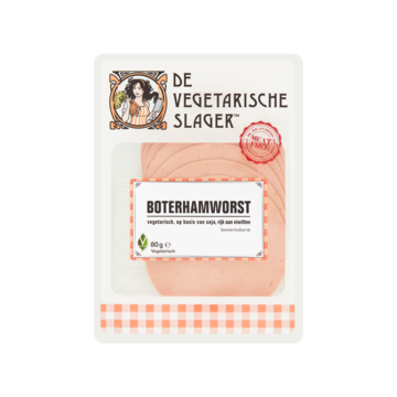 De Vegetarische Slager Boterhamworst 80g