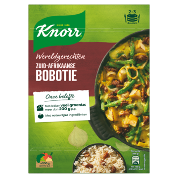 Knorr Wereldgerechten Maaltijdpakket Zuid-Afrikaanse Bobotie 309g