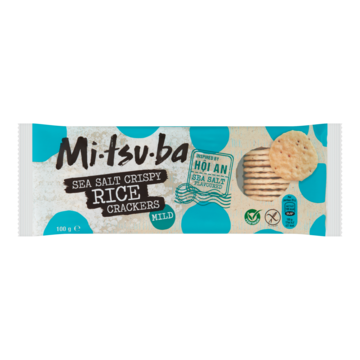Mitsuba Sea Salt Crispy Rice Crackers Mild 100g