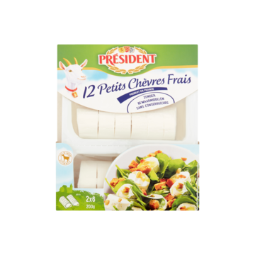 Président Petits Chèvres Frais 12 Stuks 200g