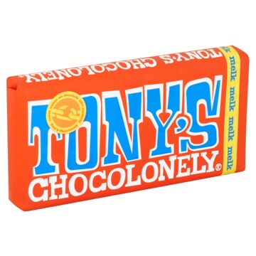 Tony's Chocolonely Melk Chocolade reep 180g