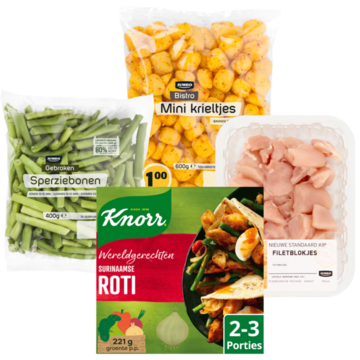 Knorr Wereldgerechten Surinaamse Roti 2-3 Personen