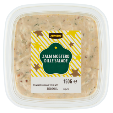 Jumbo Zalm Mosterd Dille Salade 150g
