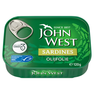 John West Sardines in olijfolie MSC 120g