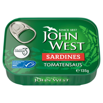 John West Sardines in tomatensaus MSC 135g