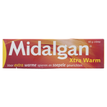 Midalgan Xtra warm crème voor spier en gewrichtsverzorging,  60g