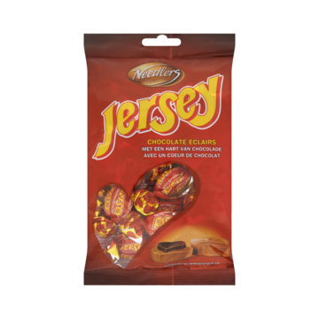 bus Vleugels plakband Needlers Jersey Chocolate Eclairs met een Hart van Chocolade 150g  bestellen? - — Jumbo Supermarkten