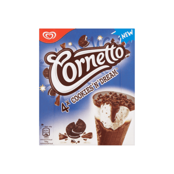 Cornetto Cookie Dream IJs 4 Stuks