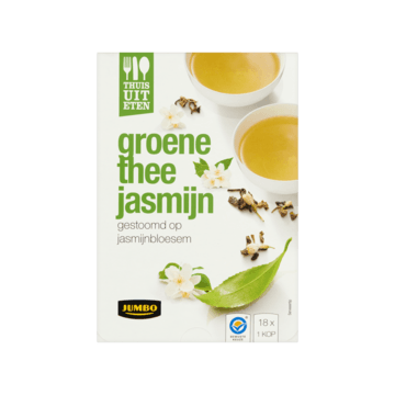 Jumbo Thuis uit Groene Thee Jasmijn 18 Stuks 32, 4g - Fris, sap, koffie, thee — Jumbo