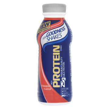 For Goodness Shakes High Protein Shake Strawberry Flavour 475ml