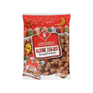 Bolletje Kleine Zakjes Kruidnoten 6 x 50g