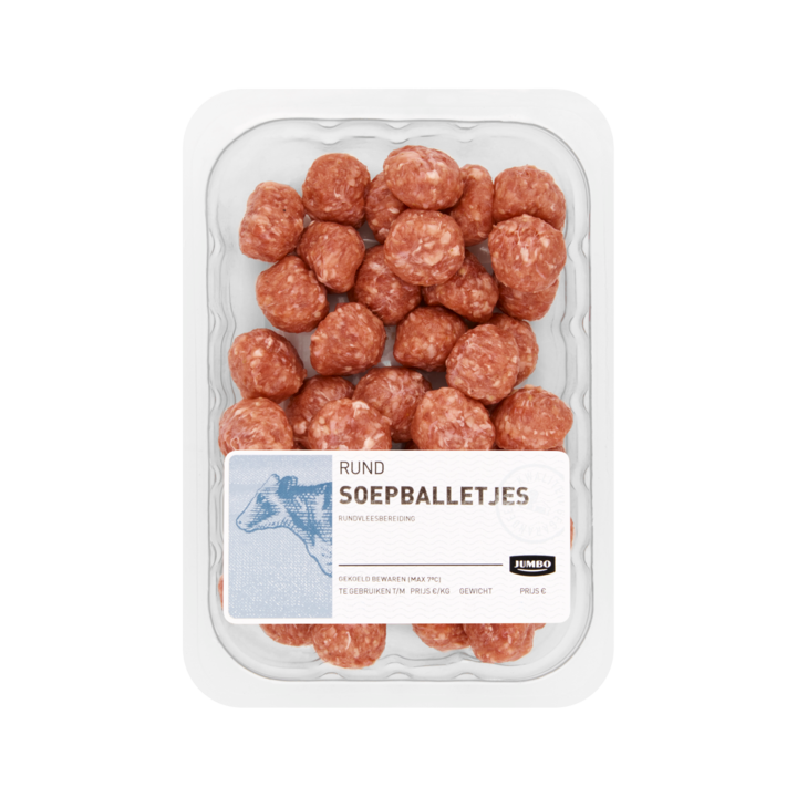 jumbo rund soepballetjes ca. 250g - meer rundvlees
