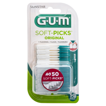 GUM® Soft-Picks® Original Tandenstokers Large 50 Stuks