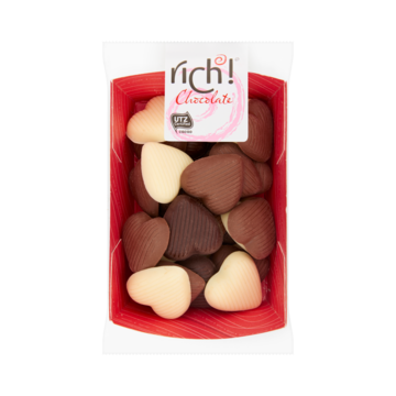 Rich! Chocolade Harten 150g