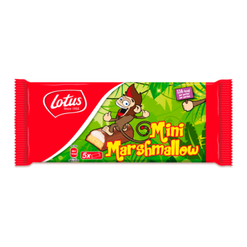 Lotus Mini Marshmallow Aap met Chocolade 5 x 1 Stuk