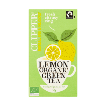 Clipper Lemon Organic Green Tea 20 Stuks