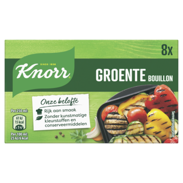 Knorr Bouillontabletten Groente 80g